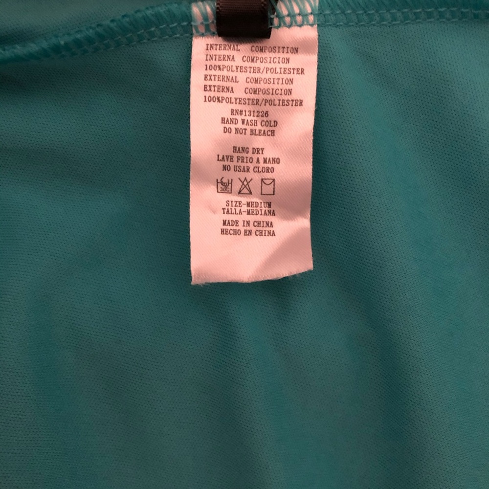 BEAUTIFUL AQUA SUMMER LACE SHORTS MEDIUM - Picture 6 of 6